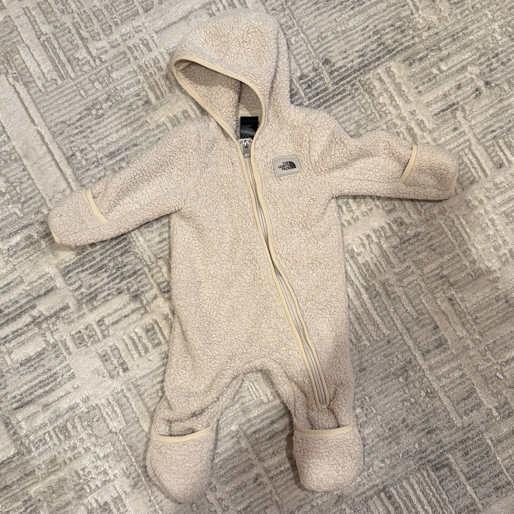 The North Face Beige Kids Footie